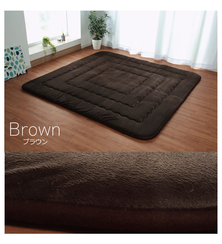 こたつ敷き布団 表地には肌触りが良く耐久性に優れたマイクロファイバーを使用