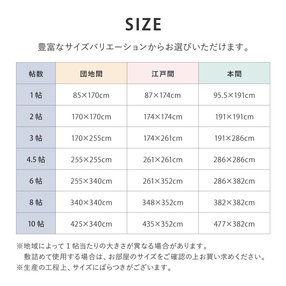 洗えるい草風カーペット 涼風 江戸間サイズ 手軽に洗える素材でいつでもキレイ