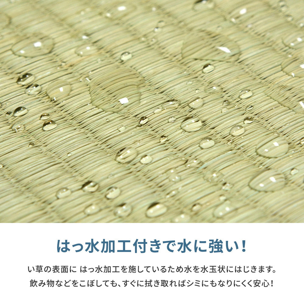 フリーカットできる い草上敷き みすず 本間サイズ(補修テープ付き)