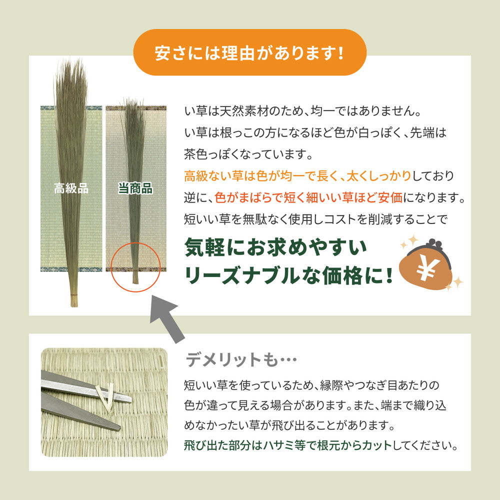 い草上敷き 柳川(やながわ)本間サイズ