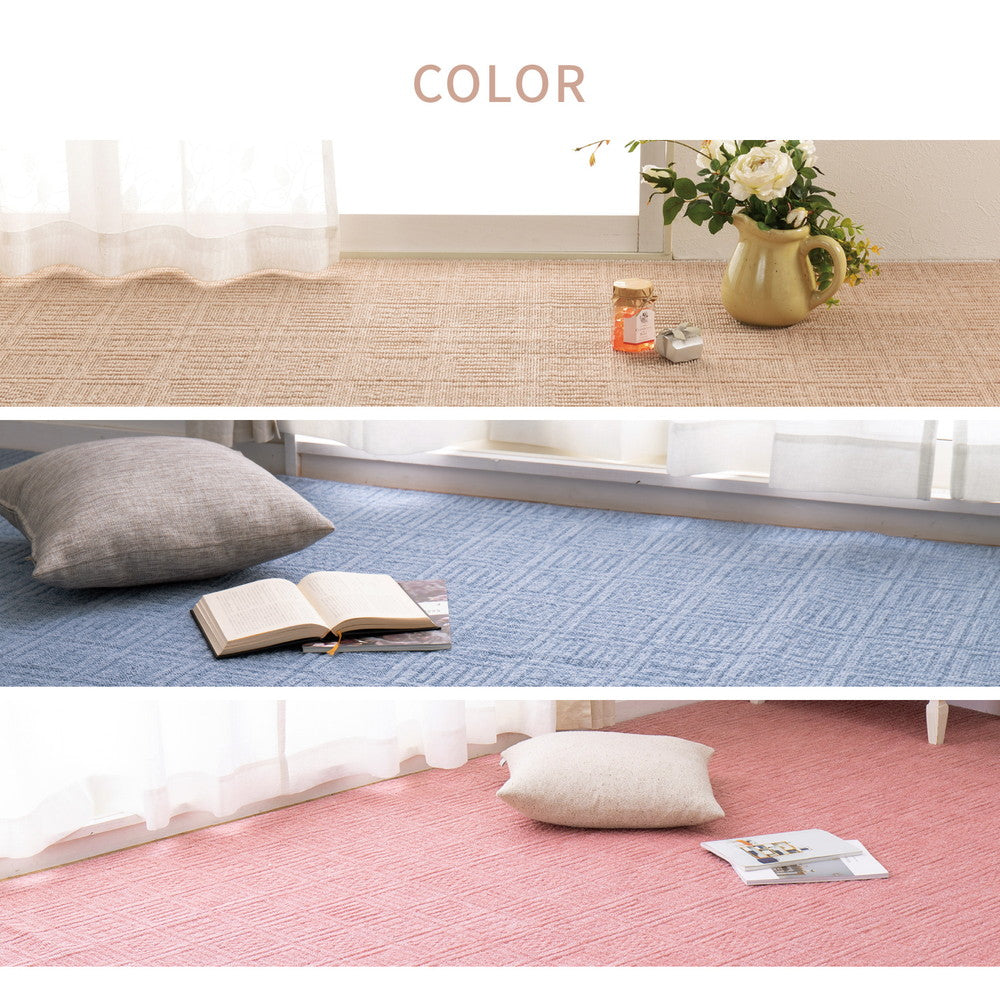 大きめサイズのカーペット 軽量で持ち運び簡単 江戸間1~10畳