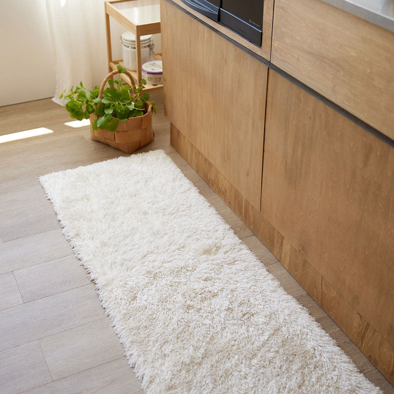 洗えるシャギータイプのキッチンマット Tobymat - トビーマット 長さ:75~240cm