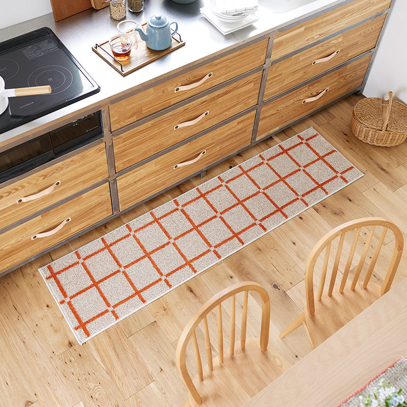 洗えるシンプルなデザインのキッチンマット Othello - オセロ 長さ:180~240cm