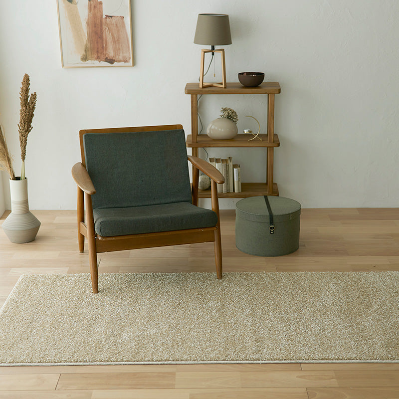 上品な光沢が高級感を演出するおしゃれな防炎&消臭ラグ ルネラグ