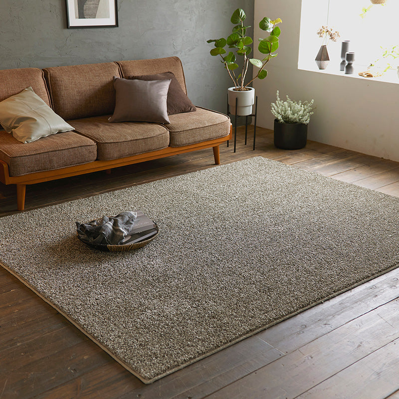 上品な光沢が高級感を演出するおしゃれな防炎&消臭ラグ ルネラグ