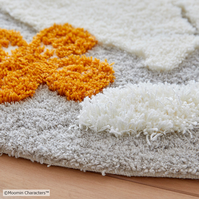 MOOMIN ムーミン / ムーミンのおしりラグ 円形95×95cm