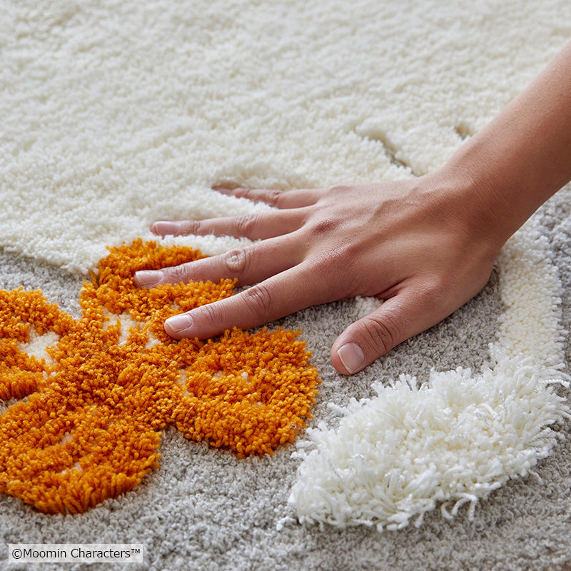 MOOMIN ムーミン / ムーミンのおしりラグ 円形95×95cm