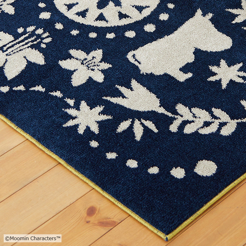 MOOMIN ムーミン / フォークラインラグ 130×185cm
