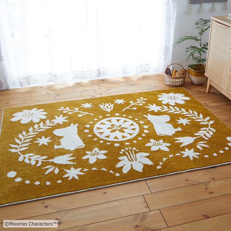 MOOMIN ムーミン / フォークラインラグ 130×185cm