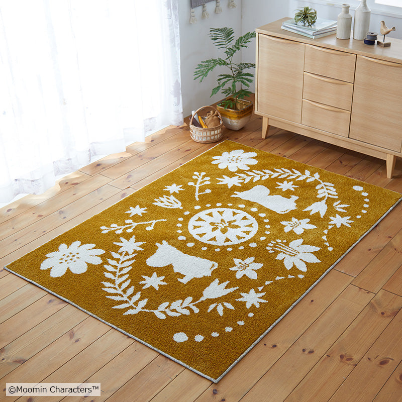 MOOMIN ムーミン / フォークラインラグ 130×185cm