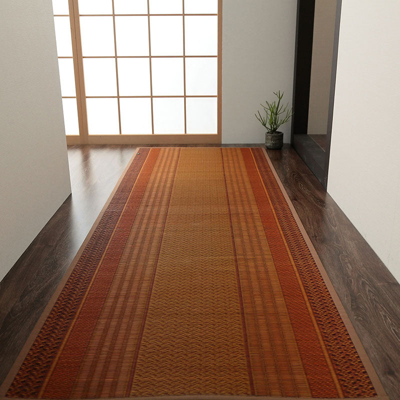 国産い草の廊下敷き 洗練されたモダンなデザイン ランクス 幅80cm
