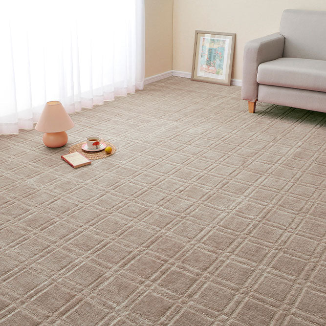 フリーカットできるカーペット 敷き詰めても中敷でもつかえる抗菌機能付き 本間2~8畳