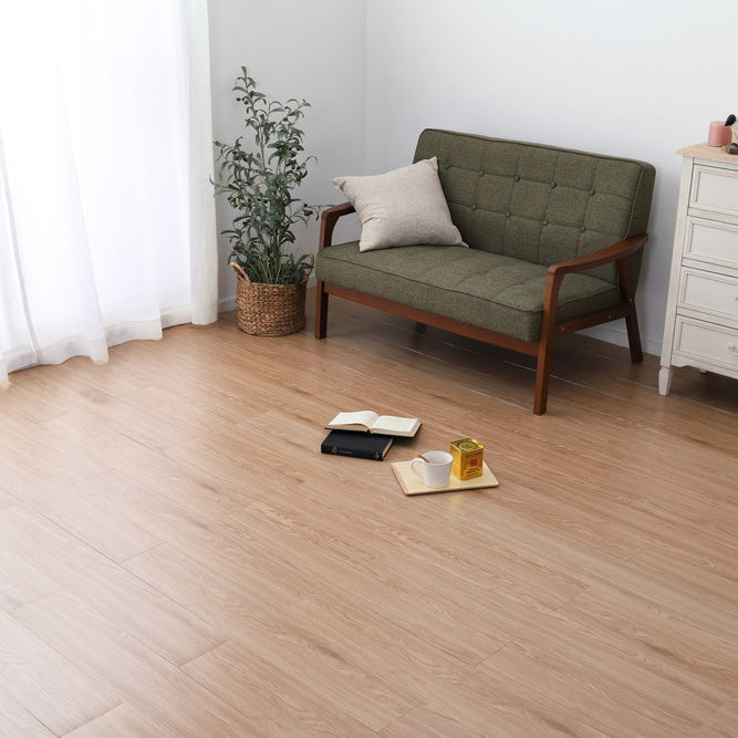 貼ってはがせるフロアタイル フィルムをはがして並べて貼るだけ 木目調 72枚組(6畳分)