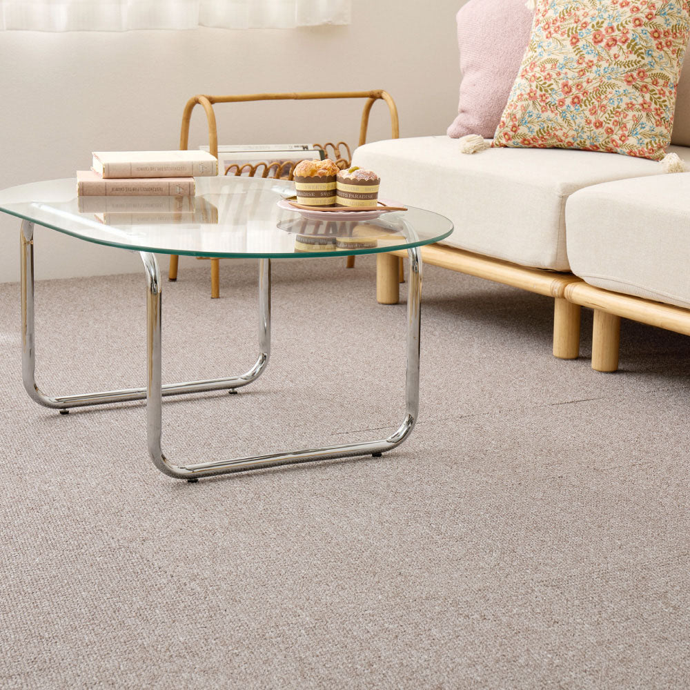 タイルカーペット ペットの足腰を守るクッション性 置くだけでズレない洗える吸着マット