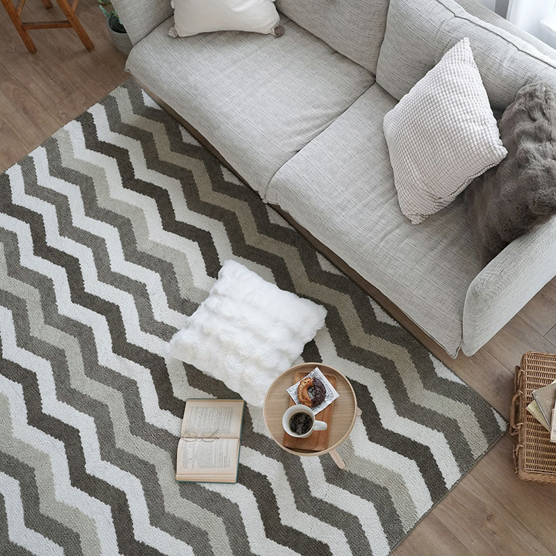 洗える抗菌防臭防ダニ デザインラグ