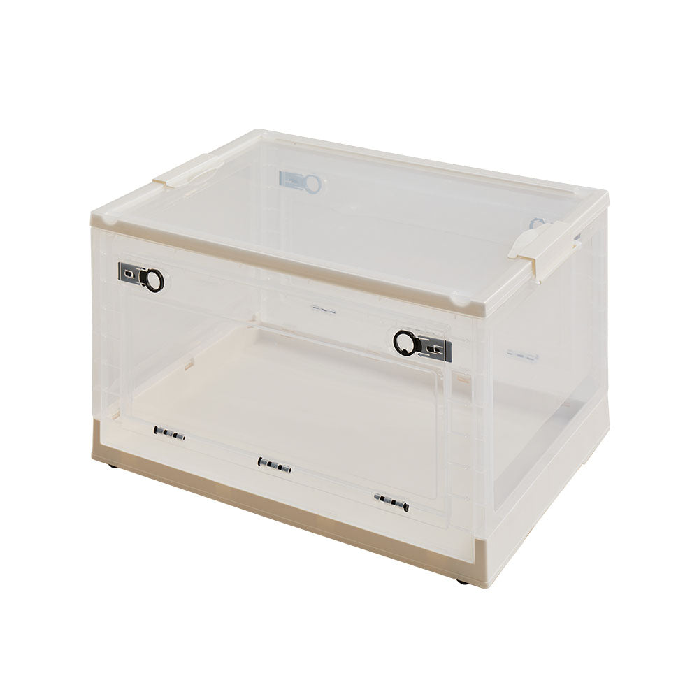 折りたためる3面オープン収納ボックス XLサイズ 66L