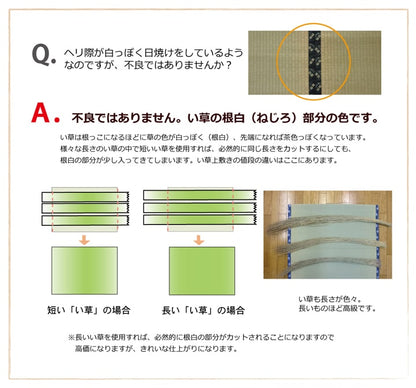 い草上敷き 湯沢 団地間サイズ