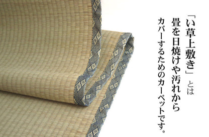 い草上敷き 湯沢 本間サイズ
