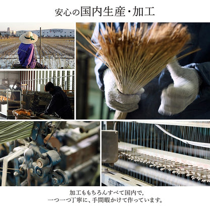 モダンデザインのい草ラグ 日本の職人により作られた和の美しさを持つ  江戸間サイズ ランクス