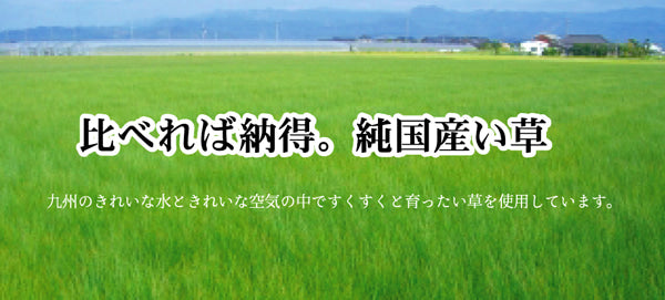 モダンな和柄のい草カーペット 五風 江戸間サイズ