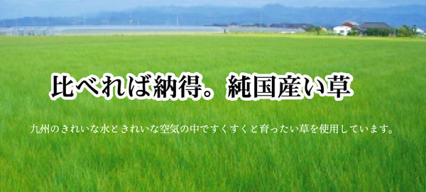 モダンな和柄のい草カーペット 五風 江戸間サイズ