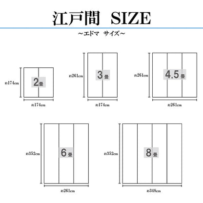 市松模様のい草上敷き 制菌・抗菌防臭加工のい草ラグ