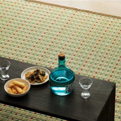 レトロモダンな国産い草ラグ 小夏 江戸間サイズ 1畳～8畳