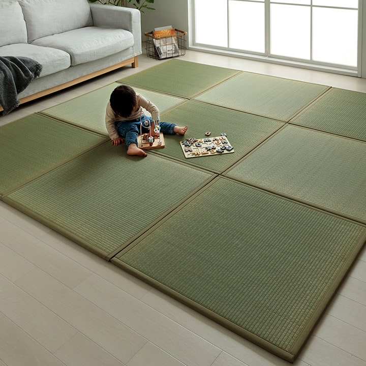 滅ダニシートを使用した置き畳 ダニ増殖抑制99％を実現する
