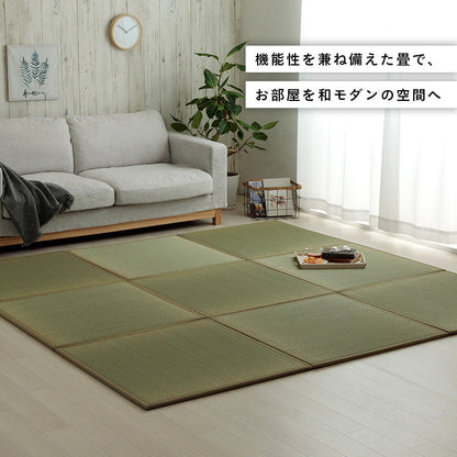 滅ダニシートを使用した置き畳 ダニ増殖抑制99％を実現する