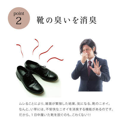 い草を使用したインソール