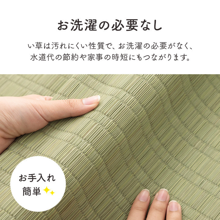 熊本県八代産の国産い草を使用したい草シーツ(寝ござ) 詩織 敷きパッド