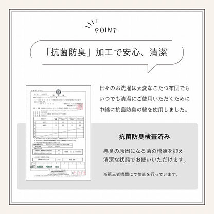 フェイクファーこたつ布団 極上の触り心地ラピアス スクエアサイズ