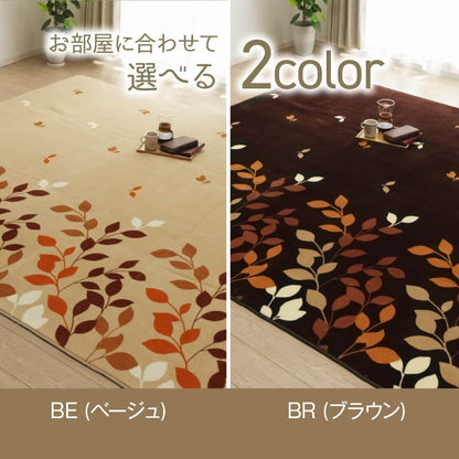 なめらかな肌触りのフランネルを使用した超大判ラグ
