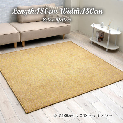 シェニール織で繊細な凹凸を表現したしなやかな手触りのラグ