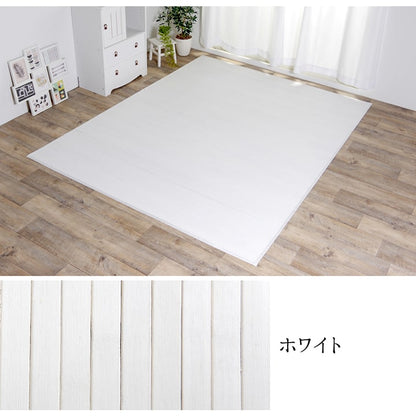 天然の孟宗竹を使用した竹ラグ シャビー