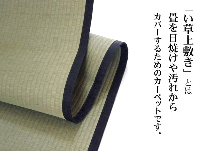 国産い草上敷き 清正 見た目の美しさと耐久性にこだわり抜いた上敷き 江戸間サイズ