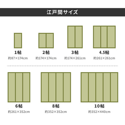 い草上敷き 備前（びぜん）江戸間サイズ