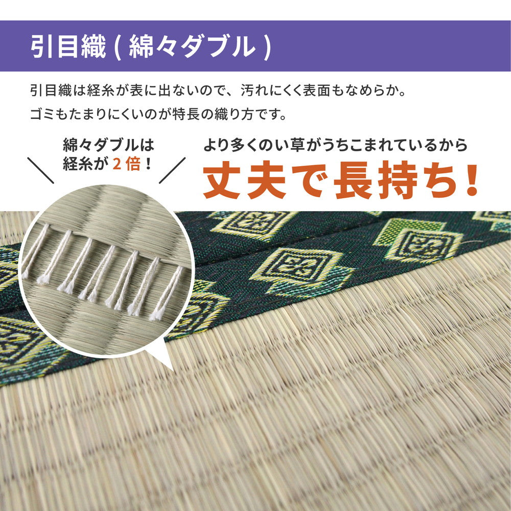 い草上敷き 雅（みやび）本間サイズ