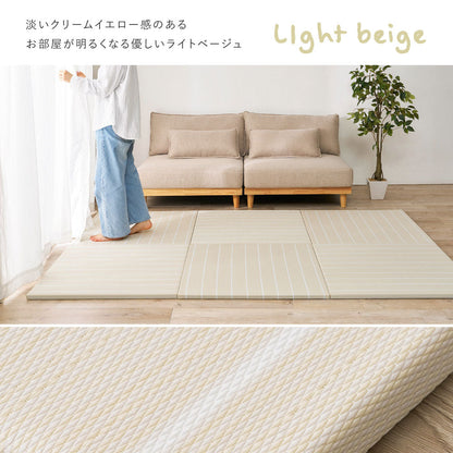 パステル調のい草風 置き畳 コトリナ 約82×82×2.5cm