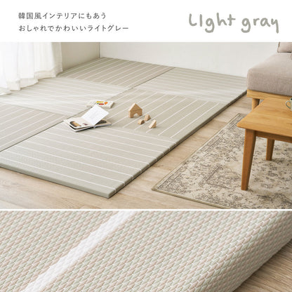 パステル調のい草風 置き畳 コトリナ 約82×82×2.5cm