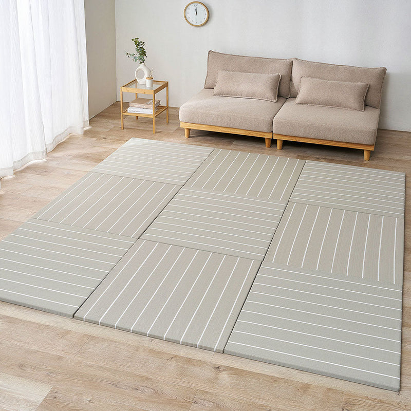 パステル調のい草風 置き畳 コトリナ 約82×82×2.5cm