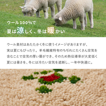 ギャッベ 玄関マット ヌメロ 使い込むほど味わいが深まる