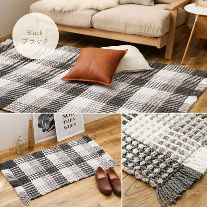 ぽこぽこタッチが可愛いワッフル風マット エルフ