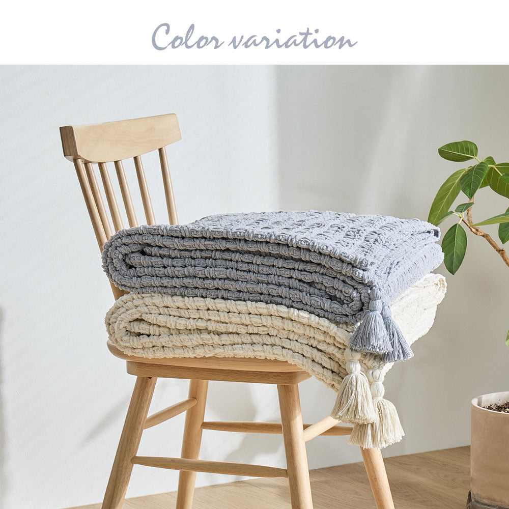 ふんわり包む2WAYニットブランケット