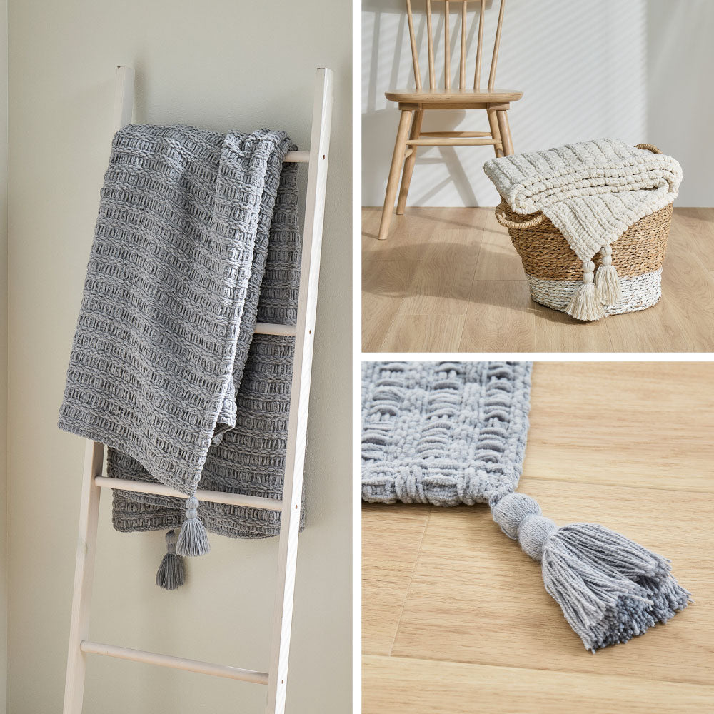 ふんわり包む2WAYニットブランケット