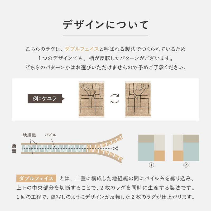 ふかふか長毛パイルのベルギー製ウィルトンカーペット