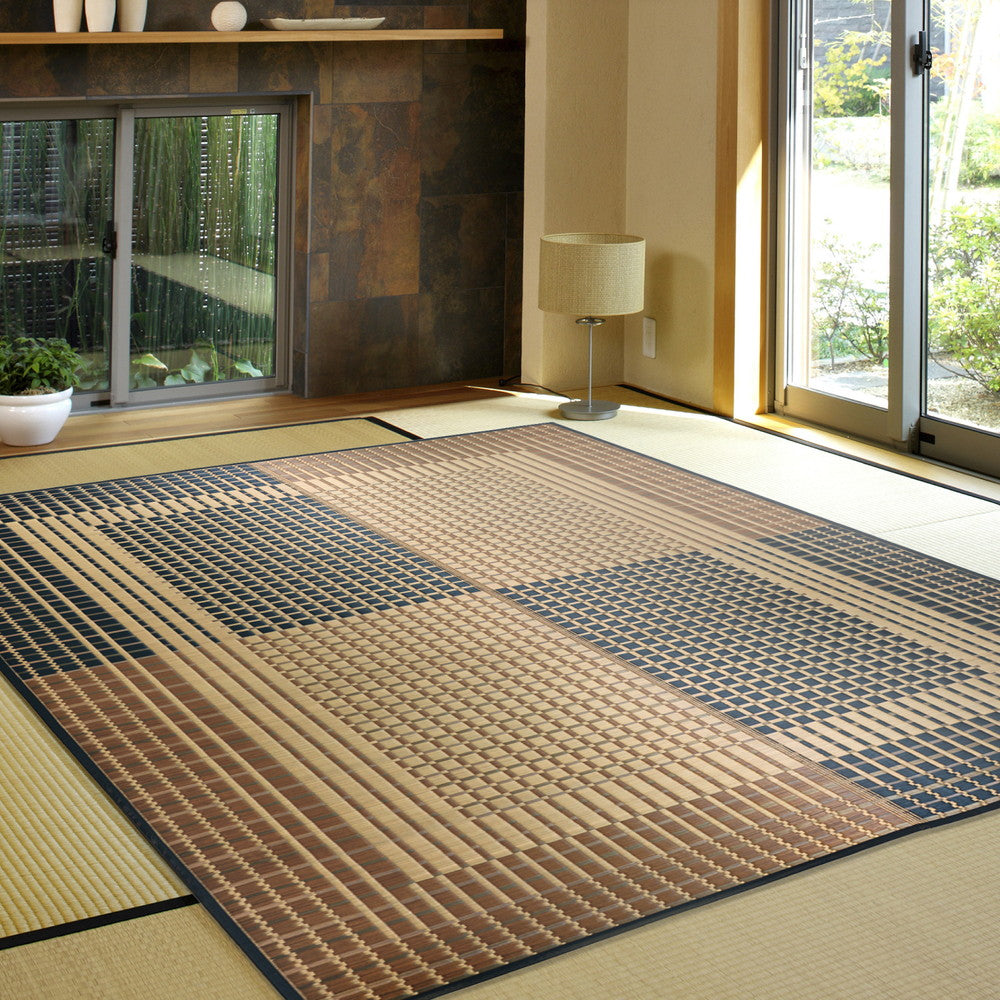 上質な国産い草のみを使用したい草ラグ 右京 裏貼り加工