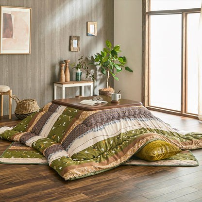 和調のウサギ柄こたつ掛け布団 こよみ