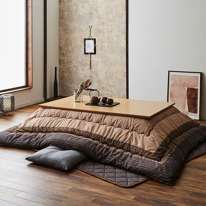 【掛敷セット】和モダンなこたつ布団掛敷セット ゆかり こたつ掛け布団と敷き布団2点セット