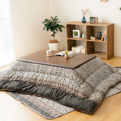 【掛敷セット】エレガンス調のこたつ布団掛敷セット レイエル こたつ布団と敷布団の2点セット